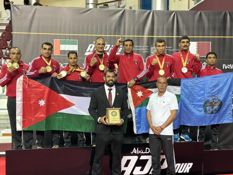 فريق الأمن العام للجوجتسو يحصد الذهب في بطولة  الدوحه الإقليمية