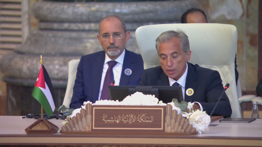 حسان مندوبا عن الملك خلال القمة العربية: الناجون من أهل غزة يعانون الجوع والعطش #عاجل