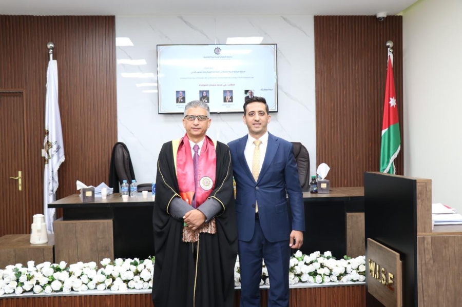القاضي العسكري علي محمد سليمان الشوابكه ..مبارك التخرج 