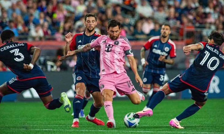 ميسي يصبح أول لاعب يسجل أكثر من هدف في أربع مباريات متتالية بالدوري الأمريكي