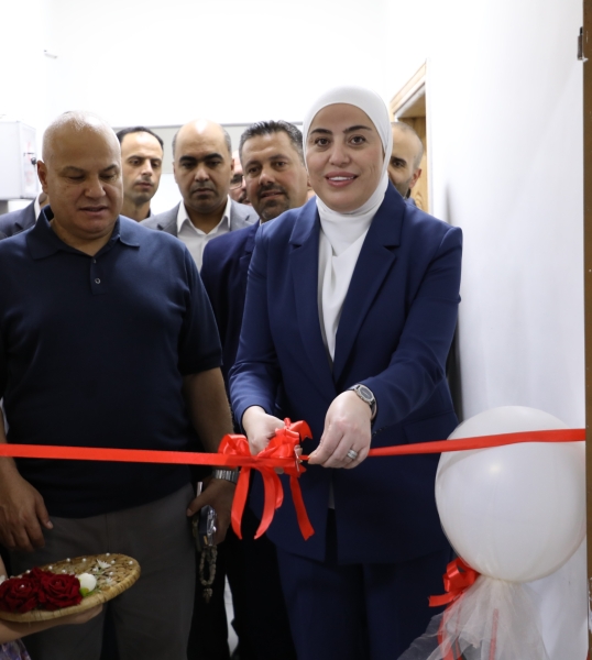 بني مصطفى تفتتح مشروع مشغل الخياطة التدريبي الإنتاجي لجمعية سيدات وادي الريان