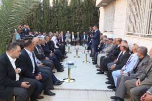 الرفاعي يطلب يد كريمة الصحفي أيمن المجالي لابنه يزن في جاهة مهيبة