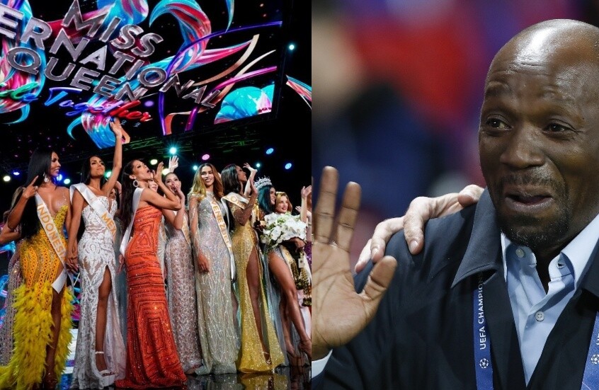 أسطورة ريال مدريد يجلس في مقعد تحكيم ملكة جمال الكون