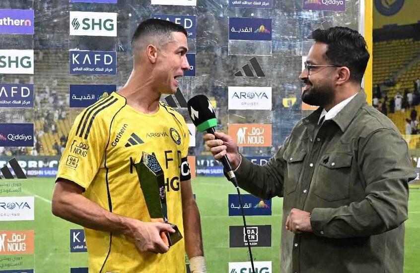 تصريح مثير من رونالدو بعد ثنائيته في مرمى الفيحاء