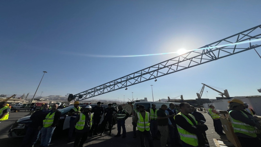 وفاة جراء سقوط رافعة داخل شركة العقبة لإدارة وتشغيل الموانئ