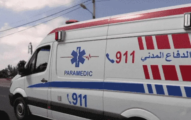 اغلاق طريق غور عسال اثر تدهور مركبة