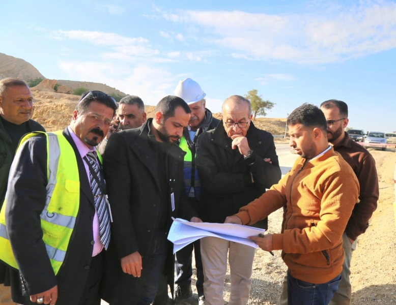 وزير الأشغال يتفقد مواقع في الكرك تأثرت بالسيول ويوجه بتسريع أعمال المعالجة