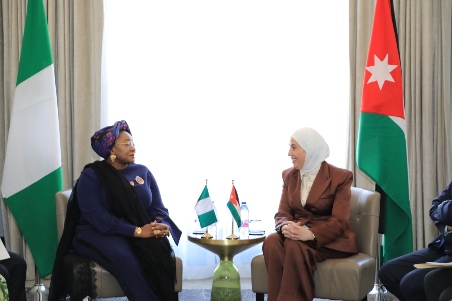 وزيرة التنمية الاجتماعية تلتقي وزيرة الشؤون الاجتماعية النيجيرية