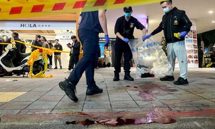 مقتل 3 أشخاص في هجوم بسكين في تايوان ووفاة المشتبه به- (صور)
