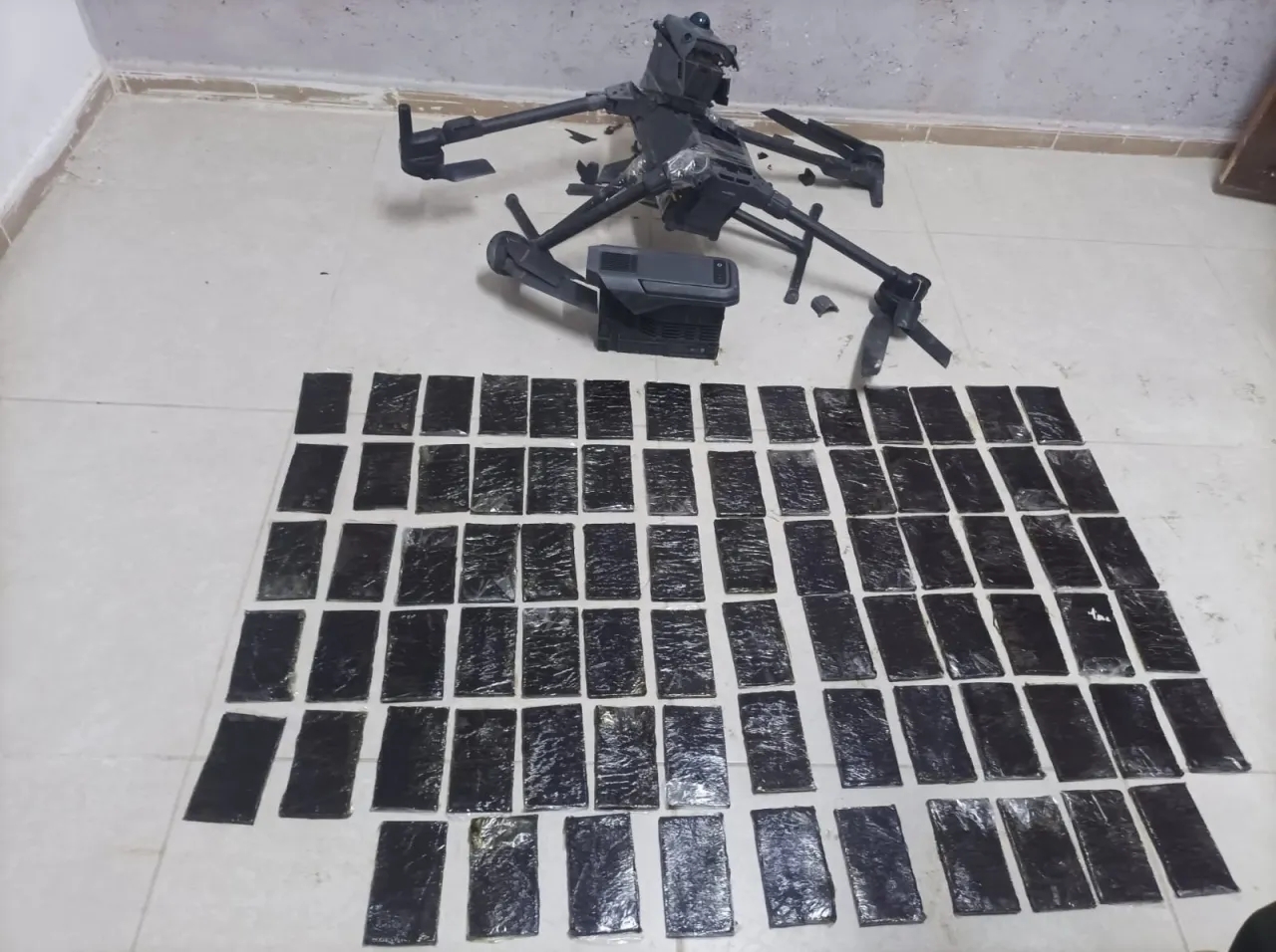 المنطقة العسكرية الجنوبية تحبط محاولة تهريب مواد مخدرة بواسطة طائرة مسيّرة