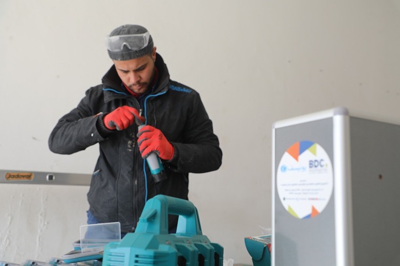 محمد النعيمات من ايل وقصة نجاح لمشروعه الريادي المهني من خلال مركز تطوير الاعمال BDC.