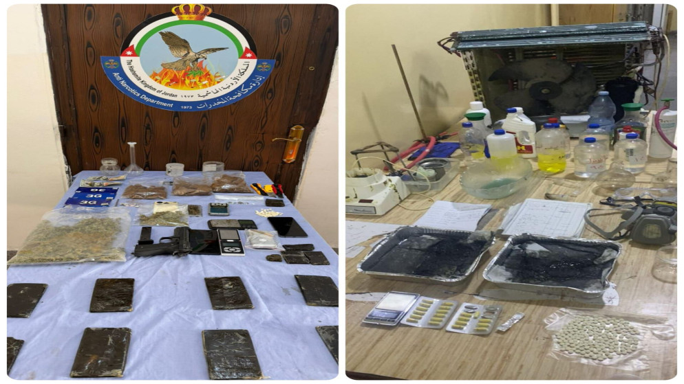القبض على 39 شخصا في حملات مكافحة المخدرات في الاردن