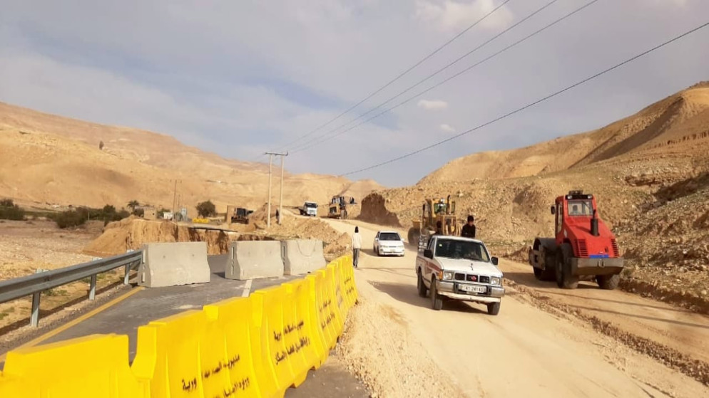 الأشغال العامة تتعامل مع 25 بلاغا بسبب عدم الاستقرار الجوي في الاردن