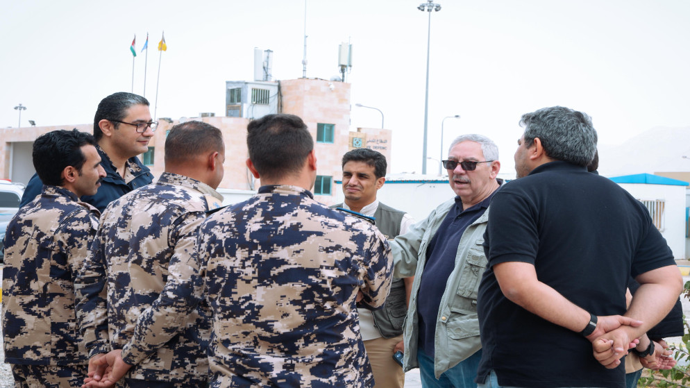 المجالي يتفقد جاهزية العمل في ساحة العقبة الجمركية ومركز وادي اليتم