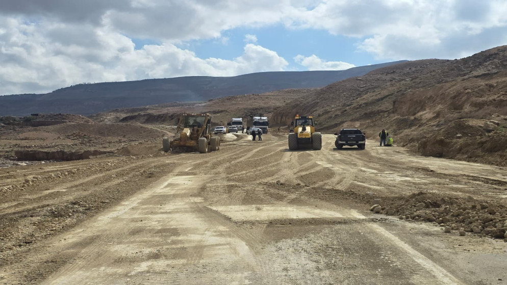 إعادة فتح الطريق الملوكي بين الطفيلة والكرك بعد تأهيله