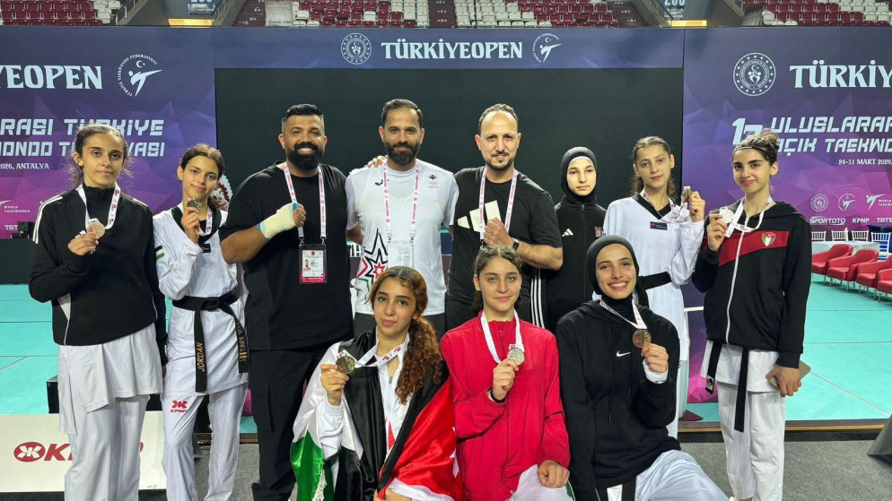 المنتخب الاردني للناشئات يتالق ببطولة تركيا للتايكواندو ويحصد 7 ميداليات