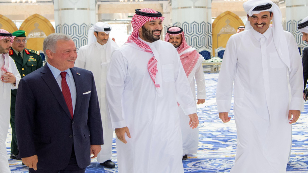 قمة اردنية سعودية قطرية في جدة تؤكد وحدة الامن الخليجي والاردني
