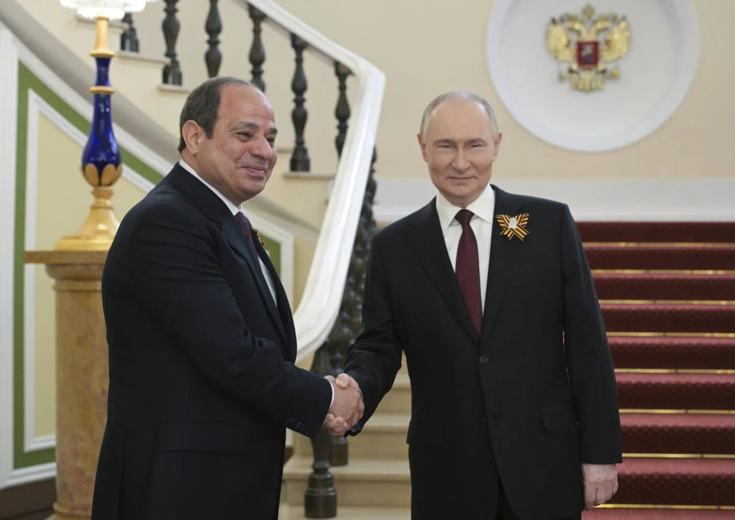 بوتين والسيسي يبحثان تهدئة الأوضاع في الشرق الأوسط