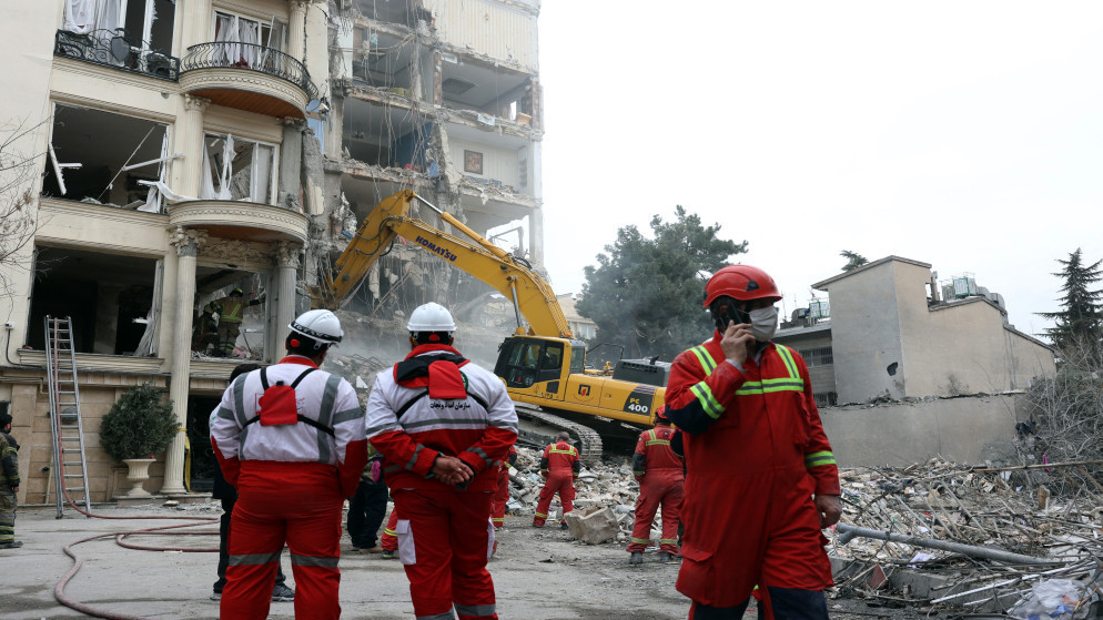 ضربات امريكية اسرائيلية تستهدف مصنع اسمنت جنوب ايران