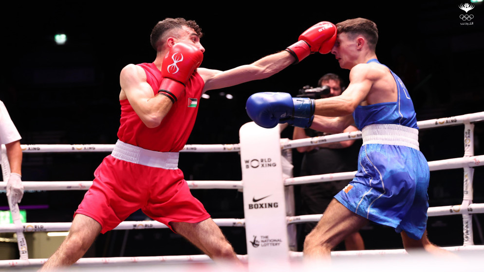 الملاكم حذيفة عشيش يضمن ميدالية لـ الاردن في بطولة آسيا