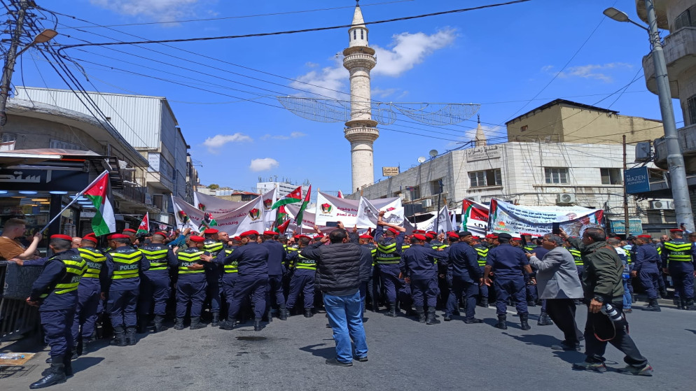 مسيرة حاشدة في عمان دعما للقدس وتثبيتا لموقف الاردن