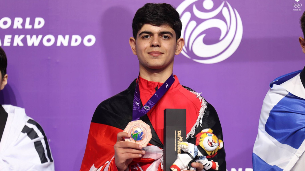 محمد عياصرة يحقق برونزية بطولة العالم للتايكواندو في طشقند