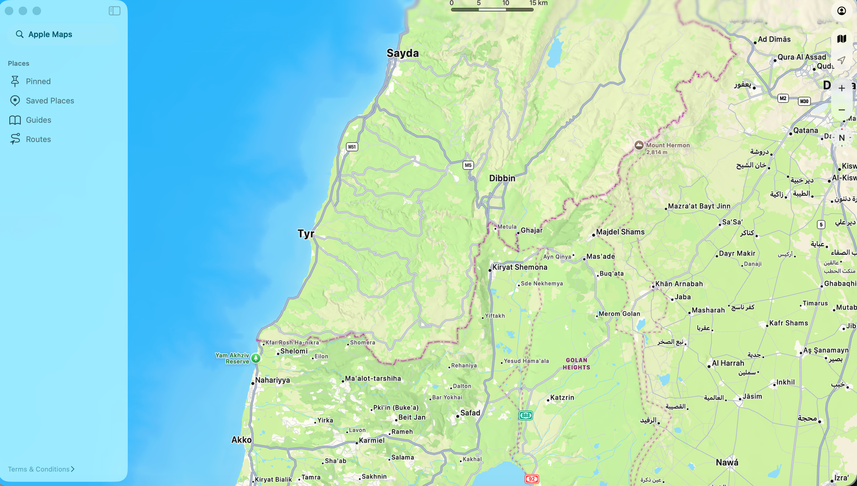 اختفاء أسماء القرى اللبنانية من خرائط آبل يثير جدلا واسعا