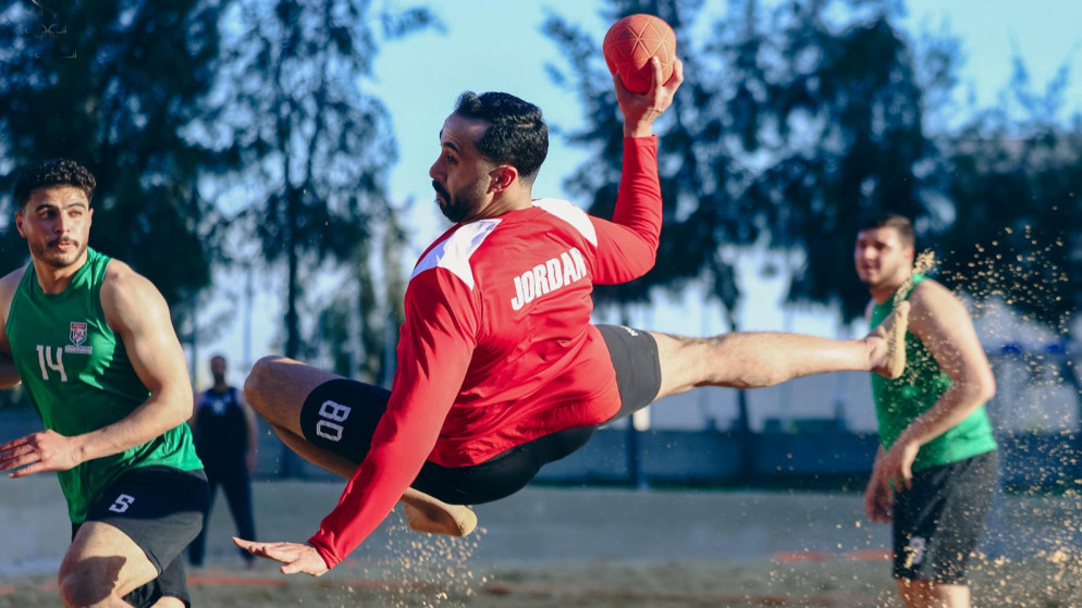 منتخب اليد الشاطئية الاردني يستعد لدورة الألعاب الآسيوية في سانيا