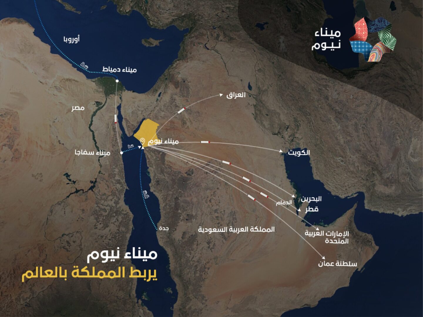 ممر لوجستي جديد يربط الخليج بأوروبا عبر مصر لتلبية احتياجات التجارة العالمية