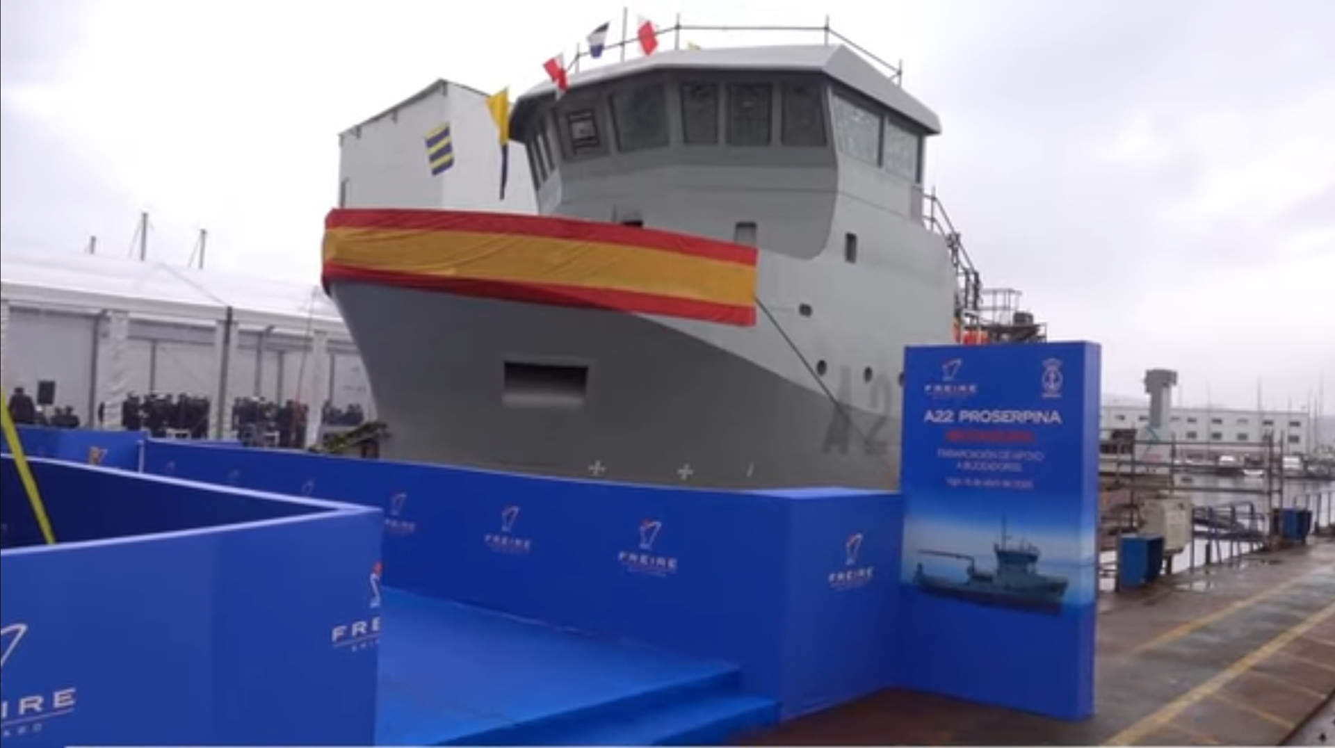 إسبانيا تطلق سفينة جديدة لتعزيز قدرات الغوص والعمليات البحرية