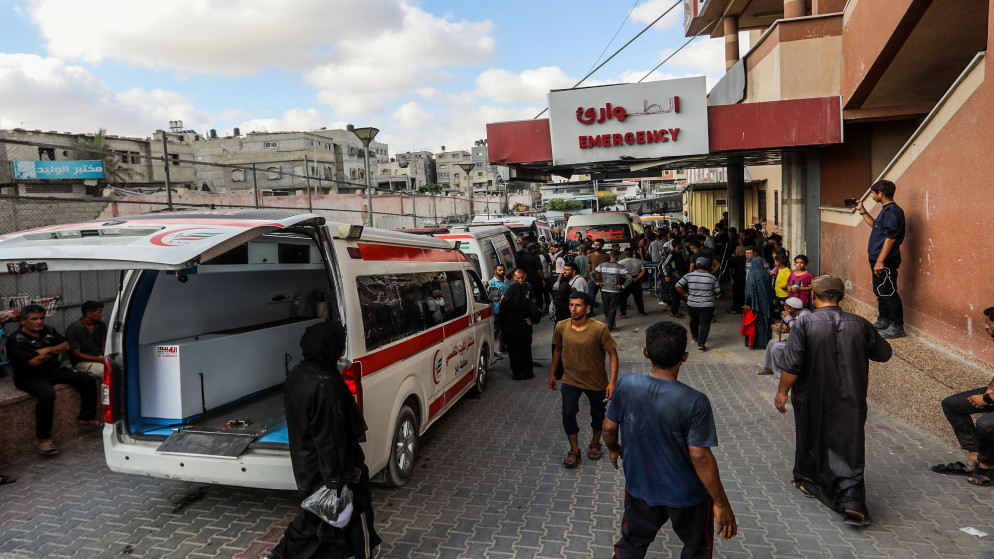 إصابة طفلة خلال قصف الاحتلال لمراكز النزوح في غزة