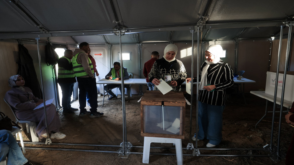 انتخابات بلدية في غزة باستخدام بدائل طبية للحبر