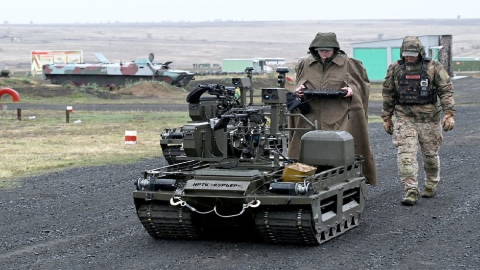 روسيا تعزز قدرات الروبوتات العسكرية لمواجهة الطائرات المسيّرة