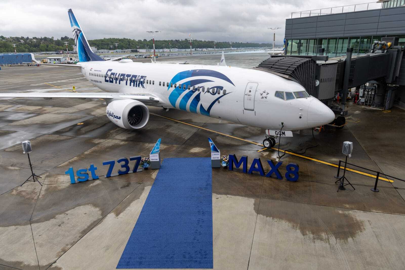 مصر للطيران تعزز أسطولها بإضافة 18 طائرة جديدة من طراز بوينغ 737-8 ماكس