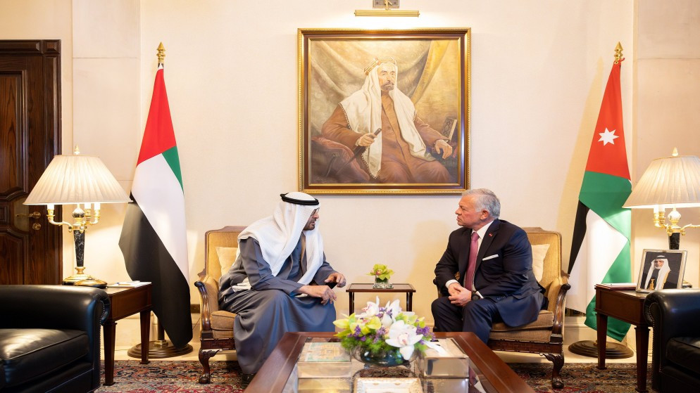 الملك عبد الله الثاني يدين الاعتداءات الإيرانية ويؤكد دعم الأردن للإمارات