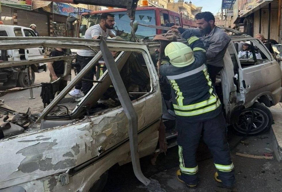 انفجار عبوة ناسفة في حافلة فارغة بحي الورود بدمشق