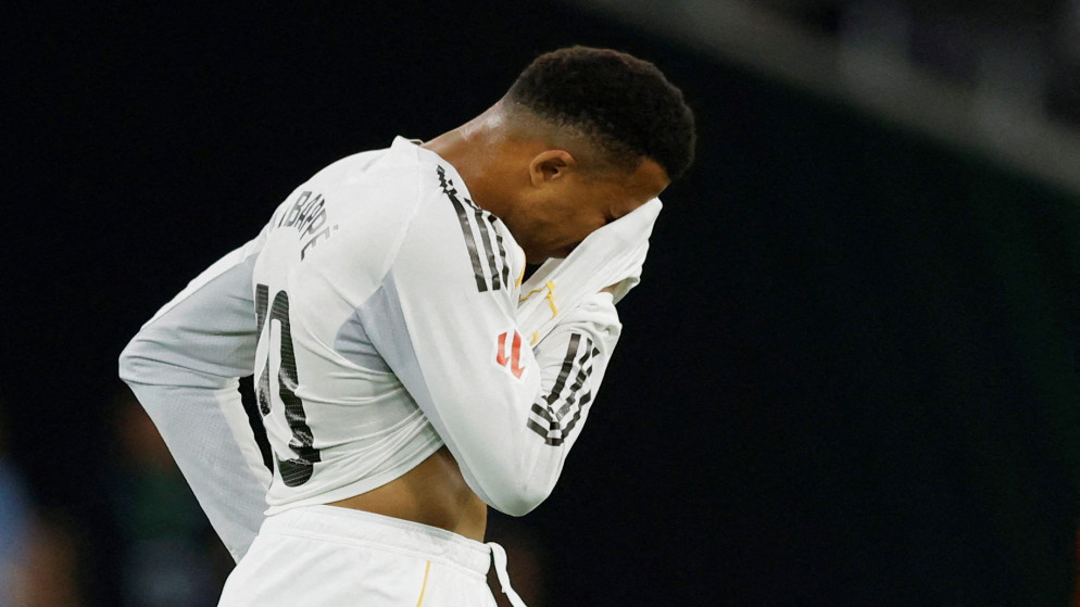 استبعاد مبابي من قائمة ريال مدريد لمواجهة برشلونة في الكلاسيكو