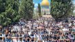 توافد 70 ألف مصل إلى المسجد الأقصى لأداء صلاة الجمعة