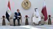 السيسي يصل الدوحة لتقديم واجب العزاء في وفاة الامير الوالد الشيخ حمد بن خليفة